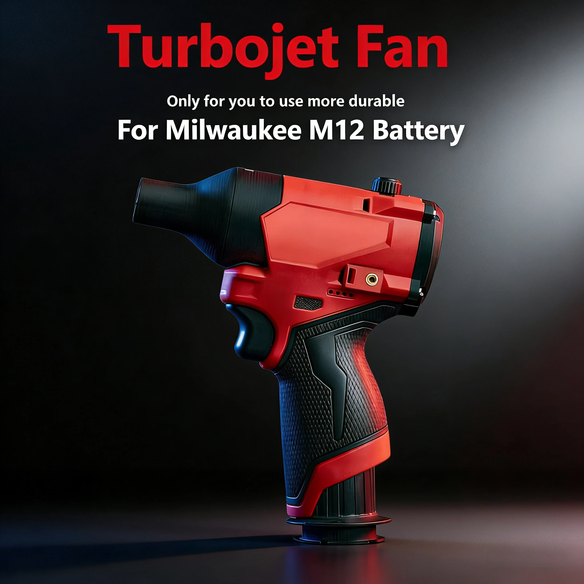 High Speed Turbojet Fan Brushless Electric Blower for Milwaukee M12 Battery Portable Air Duster for Car & PC Cleaning
High Speed Turbojet Fan Brushless Electric Blower for Milwaukee M12 Battery Portable Air Duster for Car & PC Cleaning