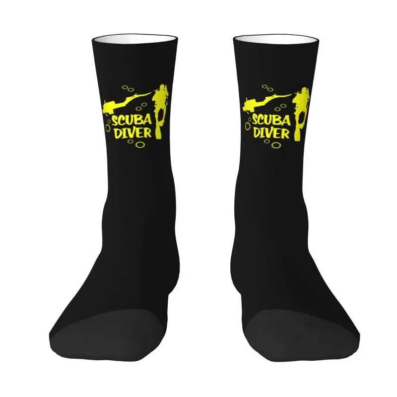 Custom Scuba Swimming And Diving Dress Socks for Men Women Warm Fashion Novelty Crew Socks
Custom Scuba Swimming And Diving Dress Socks for Men Women Warm Fashion Novelty Crew Socks