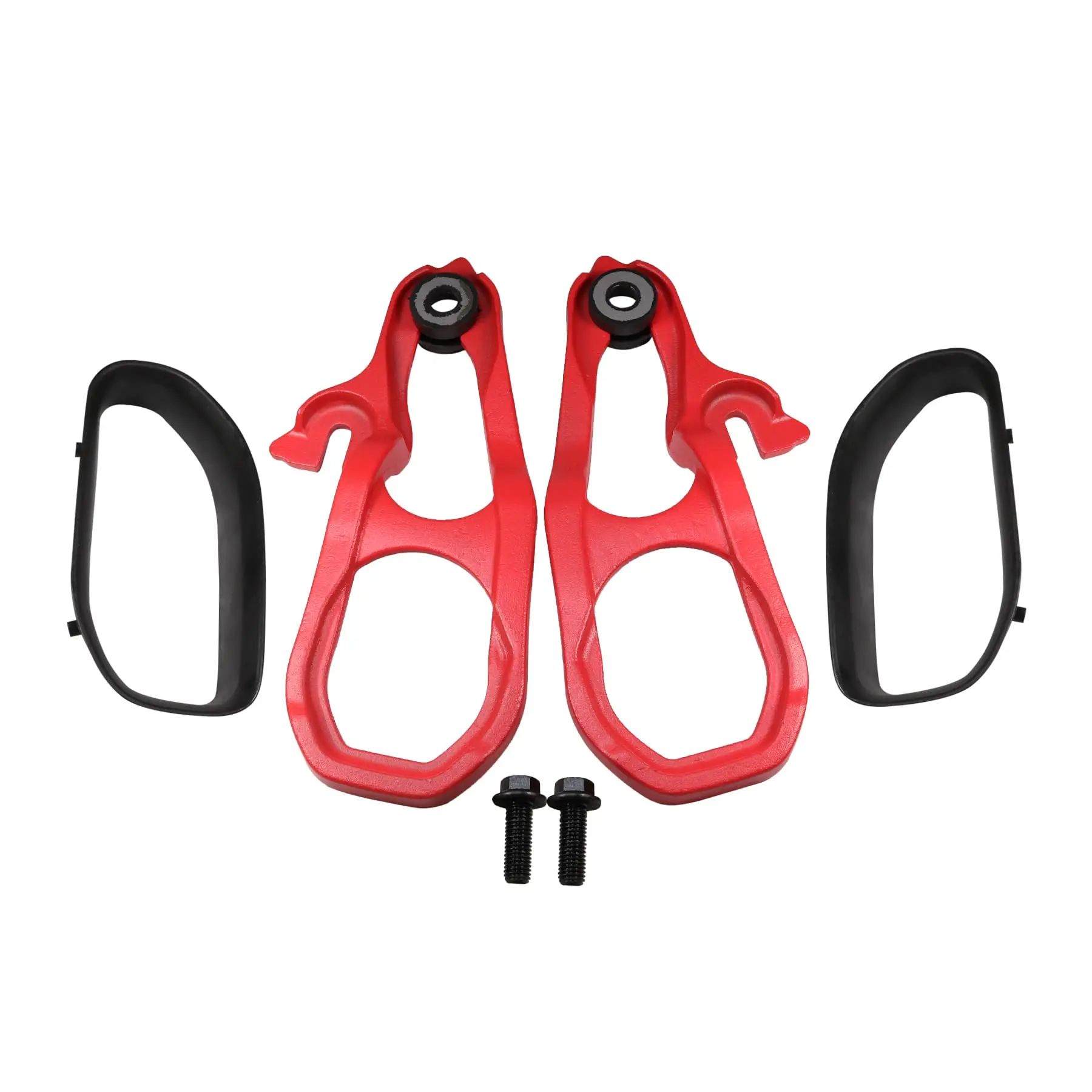 Heavy Duty Front Tow Hooks Set Left And Right With Bolts And Covers For Dodge Ram 1500 2019–2022 3.6L 5.7L Engine
Heavy Duty Front Tow Hooks Set Left And Right With Bolts And Covers For Dodge Ram 1500 2019–2022 3.6L 5.7L Engine