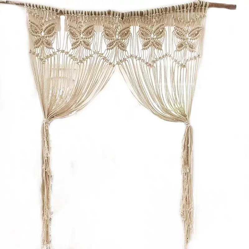 ins woven door curtain partition semi-blackout line curtain homestay decoration
ins woven door curtain partition semi-blackout line curtain homestay decoration