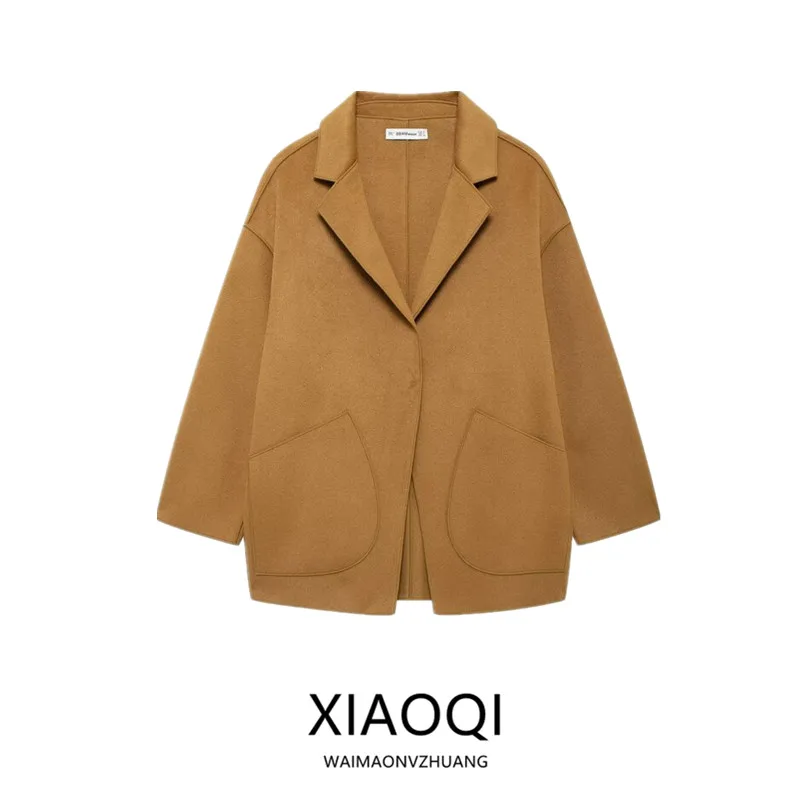 Double-Sided Woolen Coat 2025 Autumn New Sle Women's Loose Versatile Design Commute Trendy Outerwear Other Material 00%
Double-Sided Woolen Coat 2025 Autumn New Sle Women's Loose Versatile Design Commute Trendy Outerwear Other Material 00%