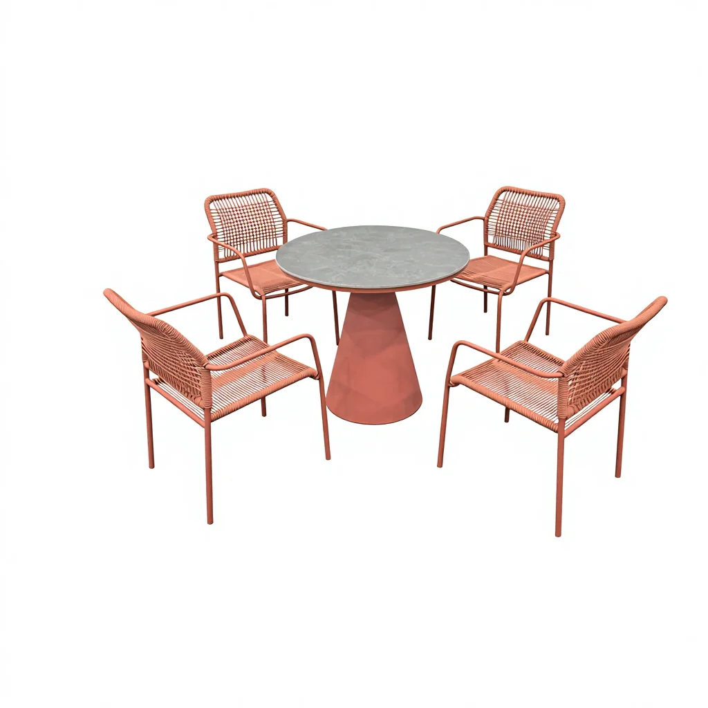 *Waterproof Woven PE Rattan Rope Outdoor Patio Dining Table and 4 Stackable Chairs Garden Bistro Furniture Set
*Waterproof Woven PE Rattan Rope Outdoor Patio Dining Table and 4 Stackable Chairs Garden Bistro Furniture Set