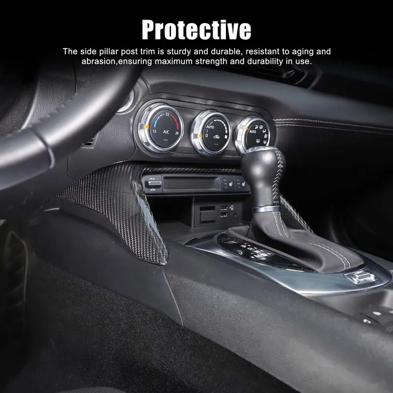 Carbon Fiber center shift panel decoration Cover Trim Fit For Mazda MX-5 MX5 ND 2016-2025 For Fiat Abarth124 Car Accessories
Carbon Fiber center shift panel decoration Cover Trim Fit For Mazda MX-5 MX5 ND 2016-2025 For Fiat Abarth124 Car Accessories