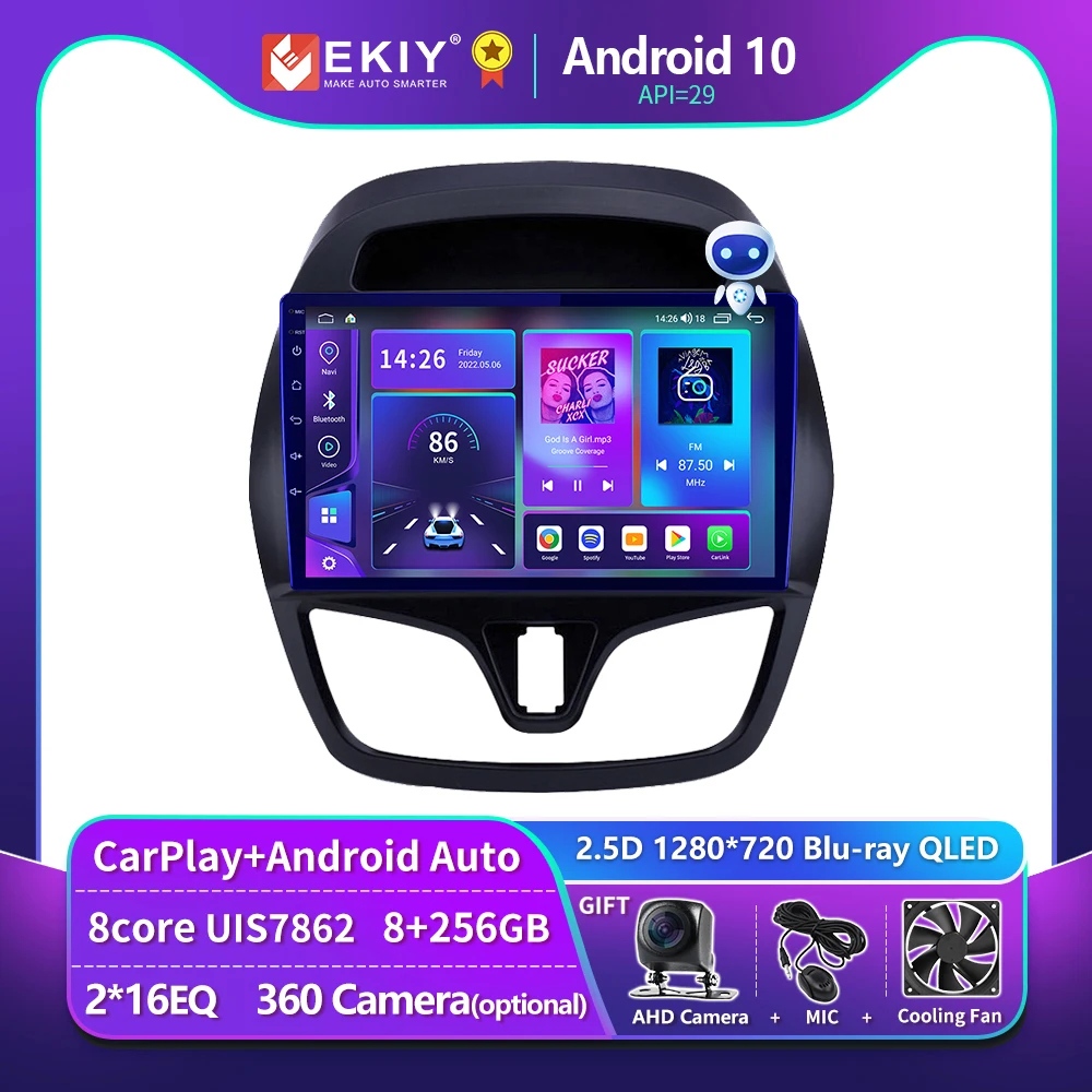 EKIY T900 Android 10 Автомобильный радиоприемник Мультимедийный плеер для CHEVROLET Spark Beat 2015-2017 Авто Стерео навигация GPS без 2 DIN DVD-блока с Carplay DSP
EKIY T900 Android 10 Автомобильный радиоприемник Мультимедийный плеер для CHEVROLET Spark Beat 2015-2017 Авто Стерео навигация GPS без 2 DIN DVD-блока с Carplay DSP