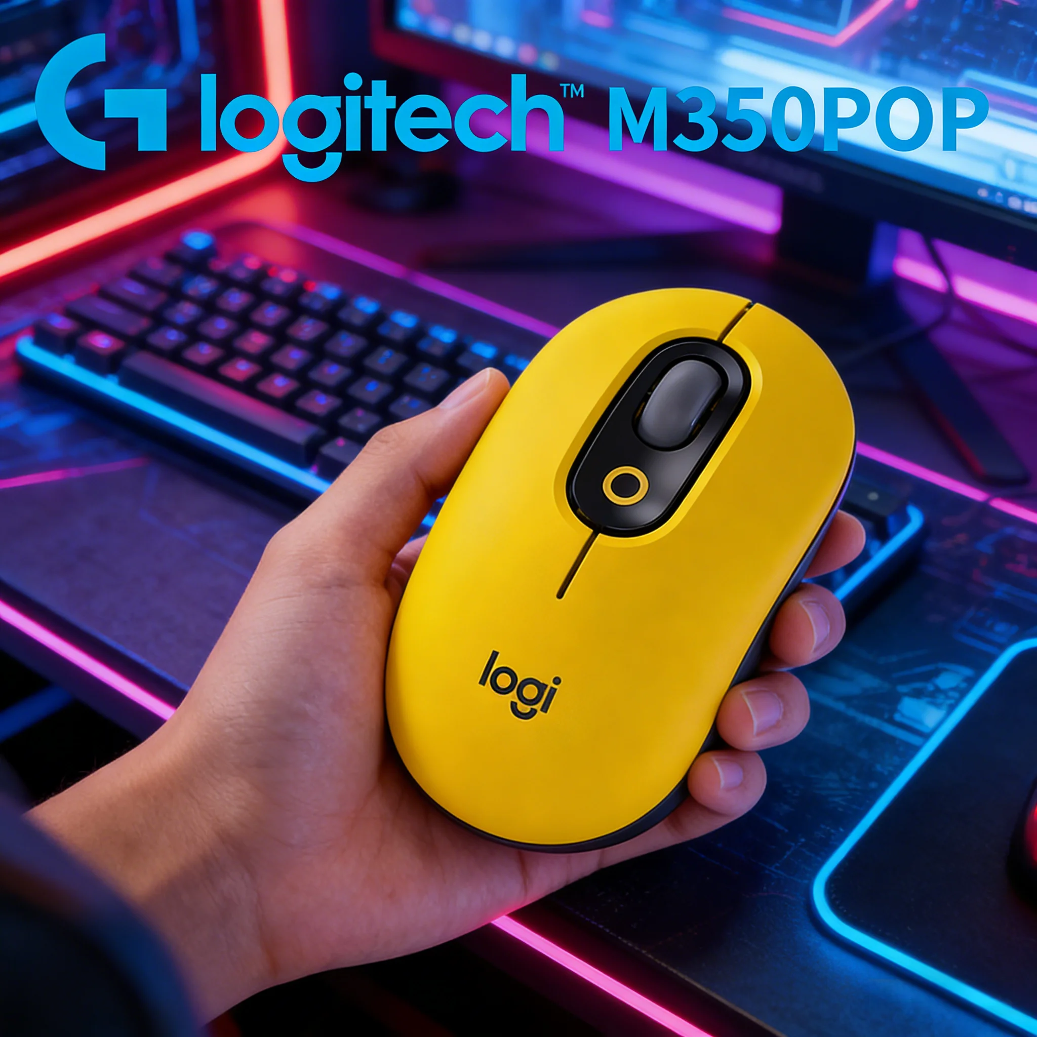 Logitech M350 POP Portable Wireless Mouse with 24 Month Battery Life for Travel
Logitech M350 POP Portable Wireless Mouse with 24 Month Battery Life for Travel