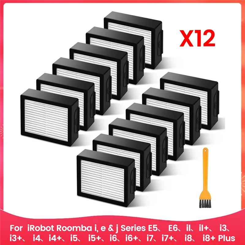 ABRW-12 PCS Hepa Filter For Irobot Roomba E I & J Series E5 E6 I1 I1+ I3 I3+ I4 I4+ I5 I5+ I6 I6+ I7 I7+ I8 I8+ Vacuum Parts
ABRW-12 PCS Hepa Filter For Irobot Roomba E I & J Series E5 E6 I1 I1+ I3 I3+ I4 I4+ I5 I5+ I6 I6+ I7 I7+ I8 I8+ Vacuum Parts