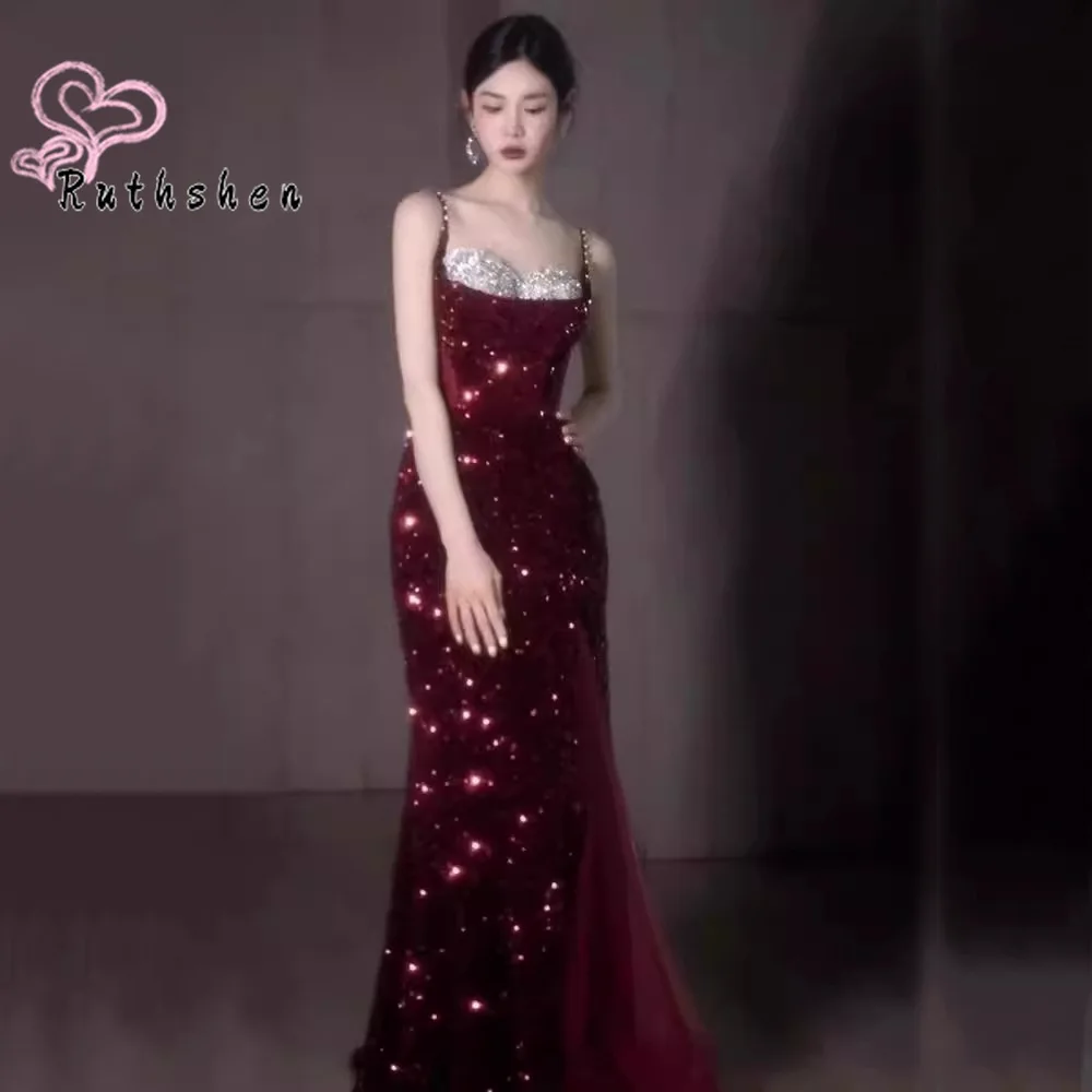 Customized Prom Dresses 2025 Luxury Burgundy Black Sequins Formal Evening Dresses Woman Party Night Sexy Ladies Occasion Gowns
Customized Prom Dresses 2025 Luxury Burgundy Black Sequins Formal Evening Dresses Woman Party Night Sexy Ladies Occasion Gowns