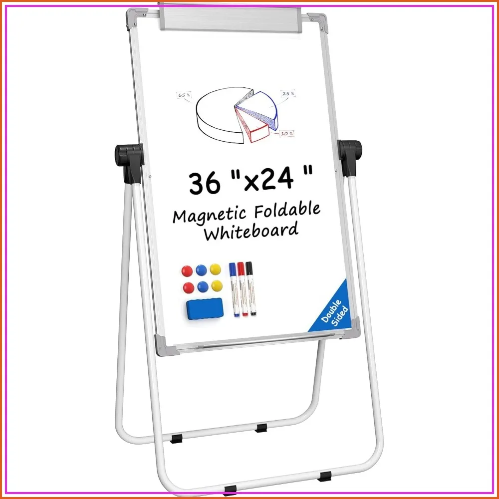Double-Sided Dry Erase Easel Whiteboard with Stand, 36x24 Inches, Height Adjustable, Foldable, Portable for Office Classroom Teaching
Double-Sided Dry Erase Easel Whiteboard with Stand, 36x24 Inches, Height Adjustable, Foldable, Portable for Office Classroom Teaching