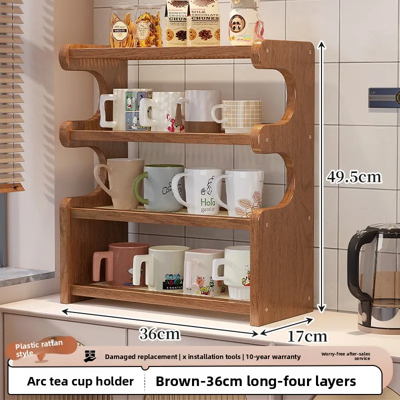 Desktop shelf Dining table Countertop teacup mug Multifunctional storage rack Water cup holder
Desktop shelf Dining table Countertop teacup mug Multifunctional storage rack Water cup holder