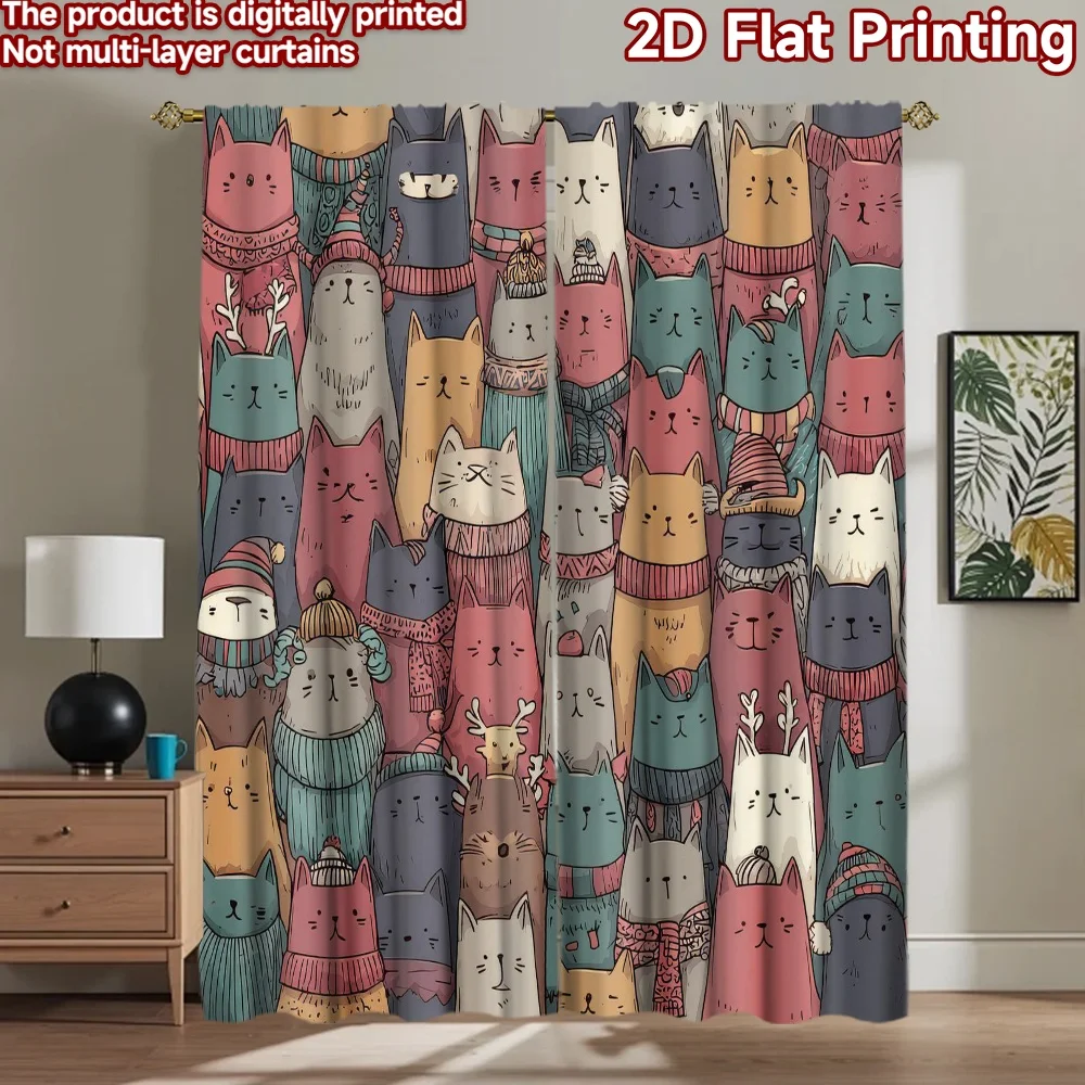1pc 2D flat Photography Backdrop Background cloth Christmas Cats in Sweaters 100% Polyester Festive Backdrops Use for Outdoor
1pc 2D flat Photography Backdrop Background cloth Christmas Cats in Sweaters 100% Polyester Festive Backdrops Use for Outdoor