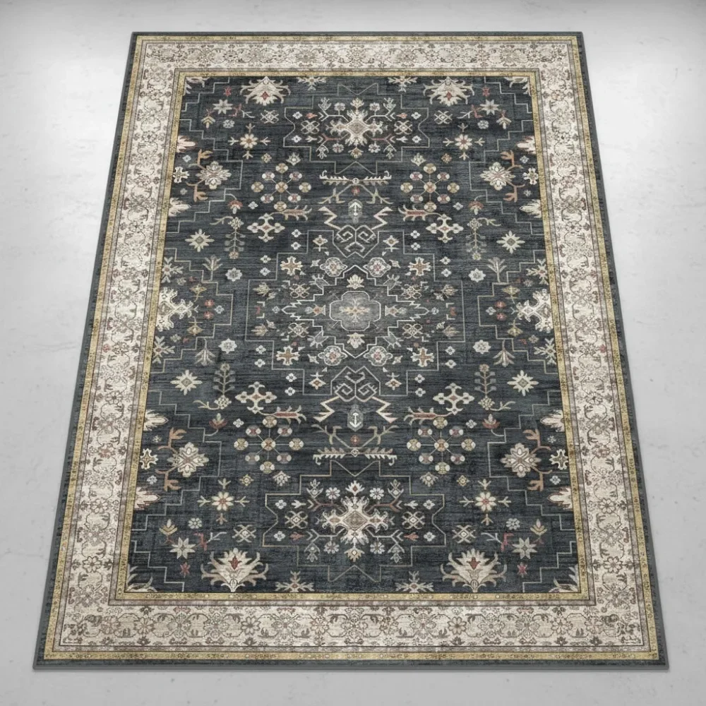 Washable 5x7 Vintage Rug Non-Slip Low Pile Carpet for Living Room Bedroom Office Decor
Washable 5x7 Vintage Rug Non-Slip Low Pile Carpet for Living Room Bedroom Office Decor