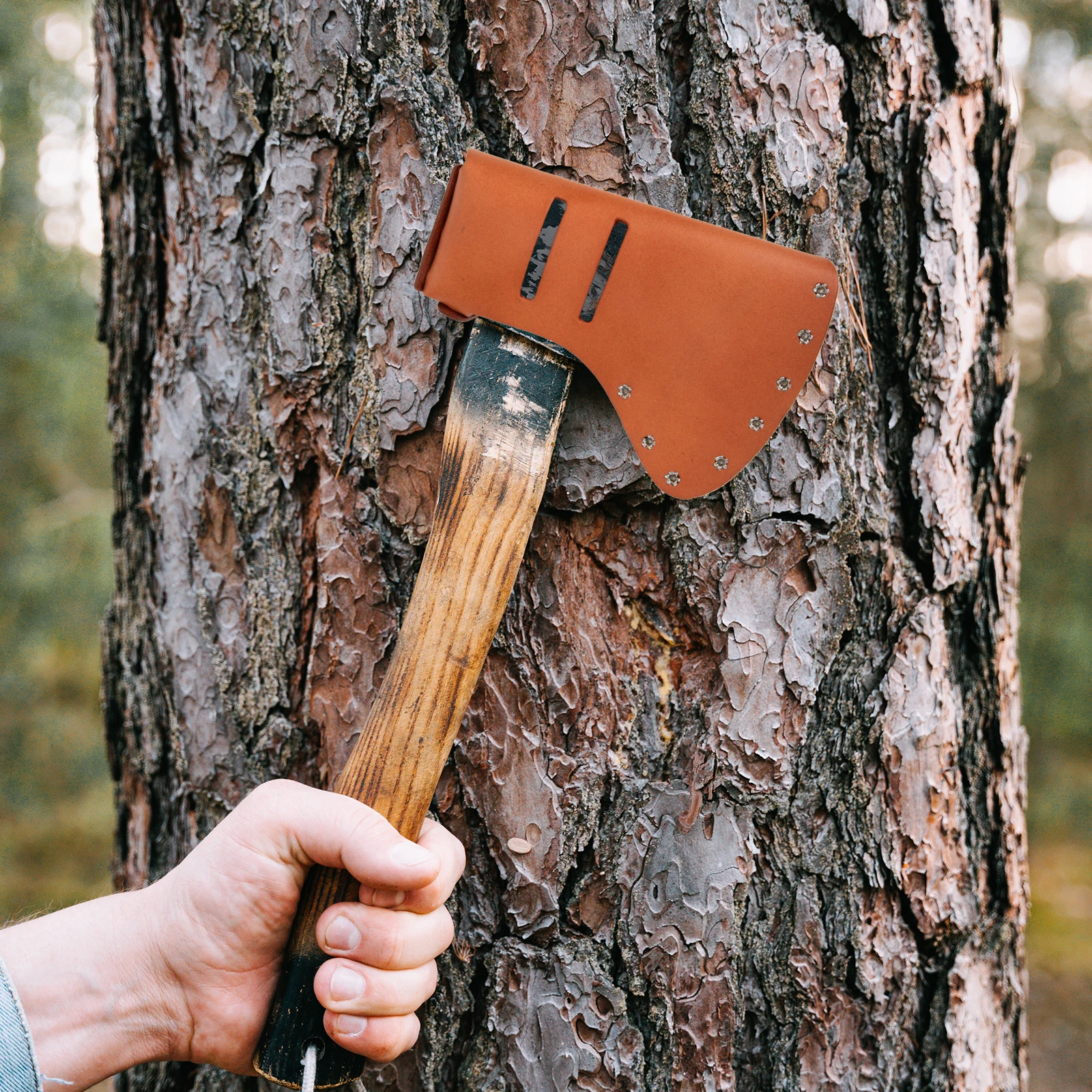 Axe Protector Portable Hatchet Brown Outdoor Case Universal Sheath Durable Functional Camping Supply Hand Tool
Axe Protector Portable Hatchet Brown Outdoor Case Universal Sheath Durable Functional Camping Supply Hand Tool