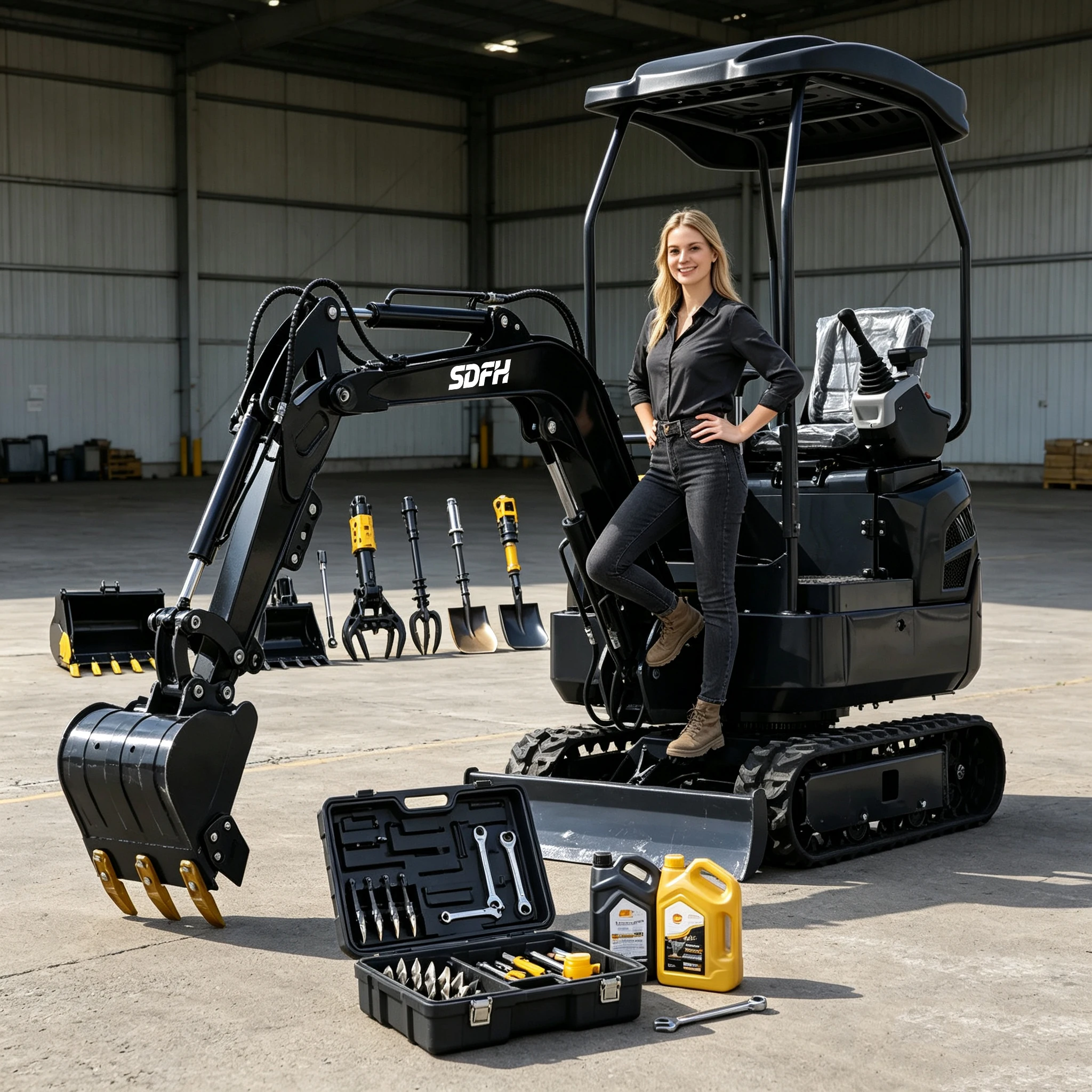 Hot sale in Europe and America Mini Excavator 2 Ton Epa/Euro 5 Crawler Digger Kubota Engine Agricultural Excavator Customized
Hot sale in Europe and America Mini Excavator 2 Ton Epa/Euro 5 Crawler Digger Kubota Engine Agricultural Excavator Customized