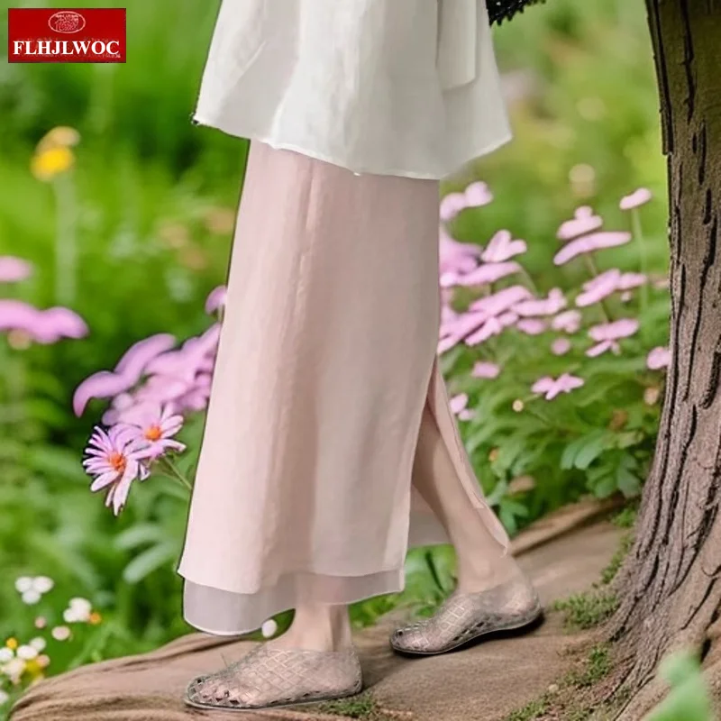 7 Colors European Style Long Skirts New Fashion Y2K FLHJLWOC Women Cute Elastic Waist Shirring Pink Patchwork Mesh Sheer Skirt
7 Colors European Style Long Skirts New Fashion Y2K FLHJLWOC Women Cute Elastic Waist Shirring Pink Patchwork Mesh Sheer Skirt