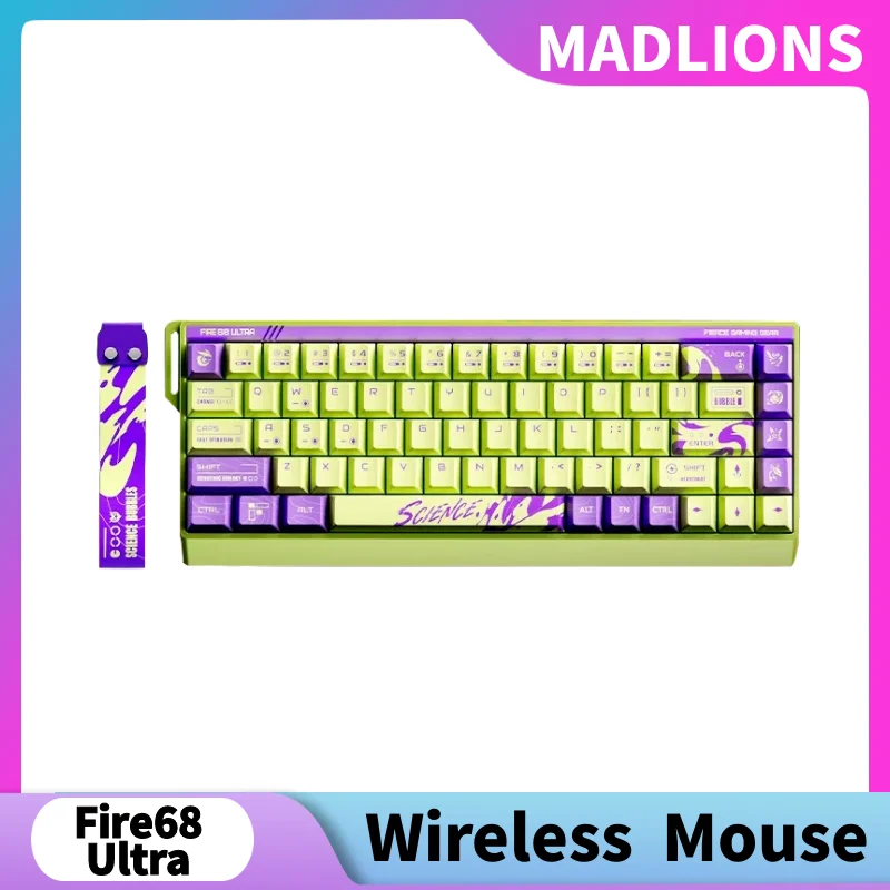 MADLIONS Fire68 Ultra Limited Edition, полностью алюминиевая клавиатура с магнитной осью, полноклавишная индивидуальная проводная клавиатура с возможностью горячей замены
MADLIONS Fire68 Ultra Limited Edition, полностью алюминиевая клавиатура с магнитной осью, полноклавишная индивидуальная проводная клавиатура с возможностью горячей замены