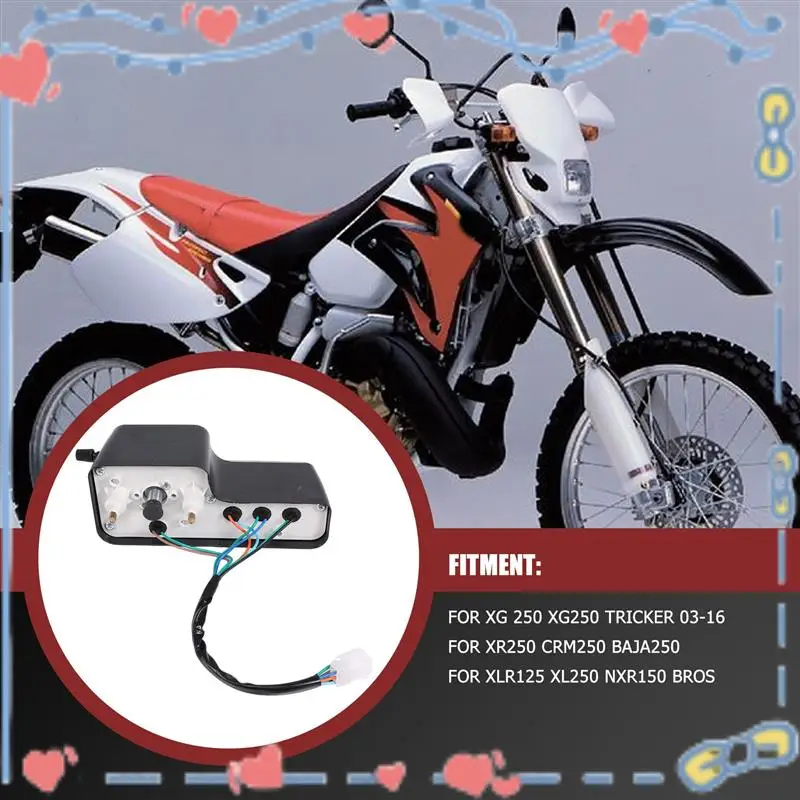 Motorcycle LCD Digital Speedometer Tachometer Odometer Gauge For Honda XR250 CRM250 BAJA250
Motorcycle LCD Digital Speedometer Tachometer Odometer Gauge For Honda XR250 CRM250 BAJA250
