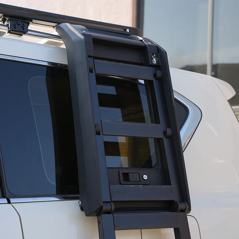 Bestseller Sunroof-mounted foldable ladder luggage rack frame for off-road modification expansion platform, aluminum alloy expa
Bestseller Sunroof-mounted foldable ladder luggage rack frame for off-road modification expansion platform, aluminum alloy expa