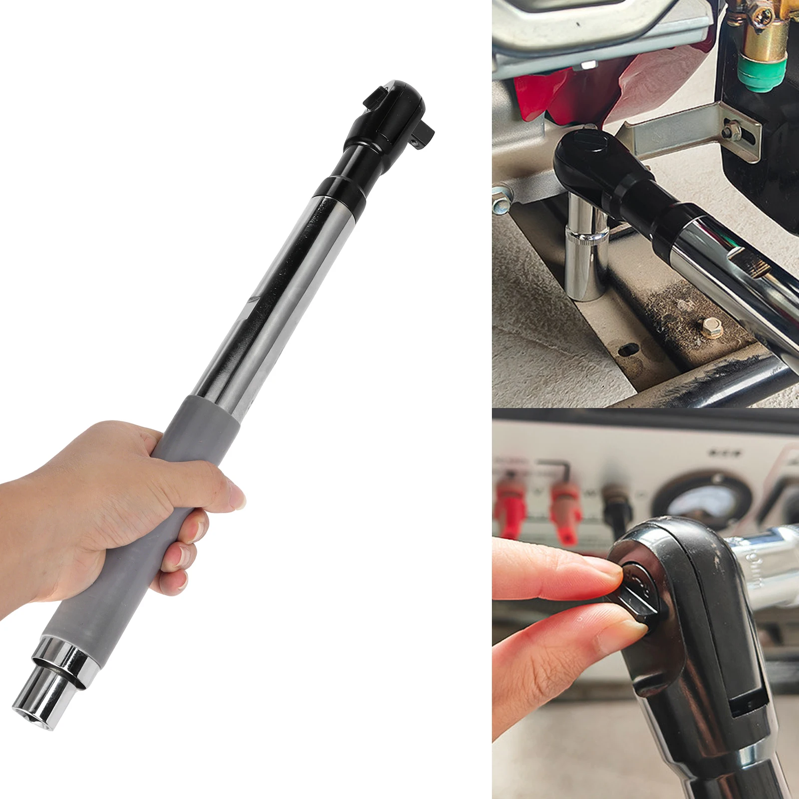 Universal Offset Extension Wrench Torque Forward Reverse Multifunctional Spanner for Automotive Repair
Universal Offset Extension Wrench Torque Forward Reverse Multifunctional Spanner for Automotive Repair