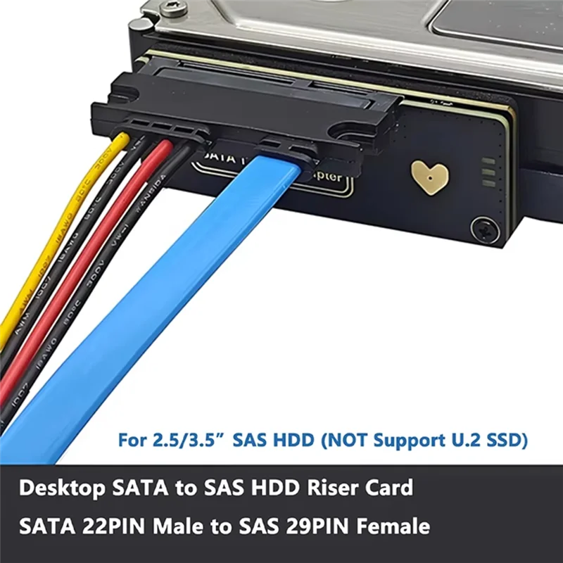 Переходная карта A13E-22Pin до 29Pin SATA3.0 к SAS для эффективного восстановления данных — совместима с жестким диском SAS 2,5 и 3,5 дюйма
Переходная карта A13E-22Pin до 29Pin SATA3.0 к SAS для эффективного восстановления данных — совместима с жестким диском SAS 2,5 и 3,5 дюйма