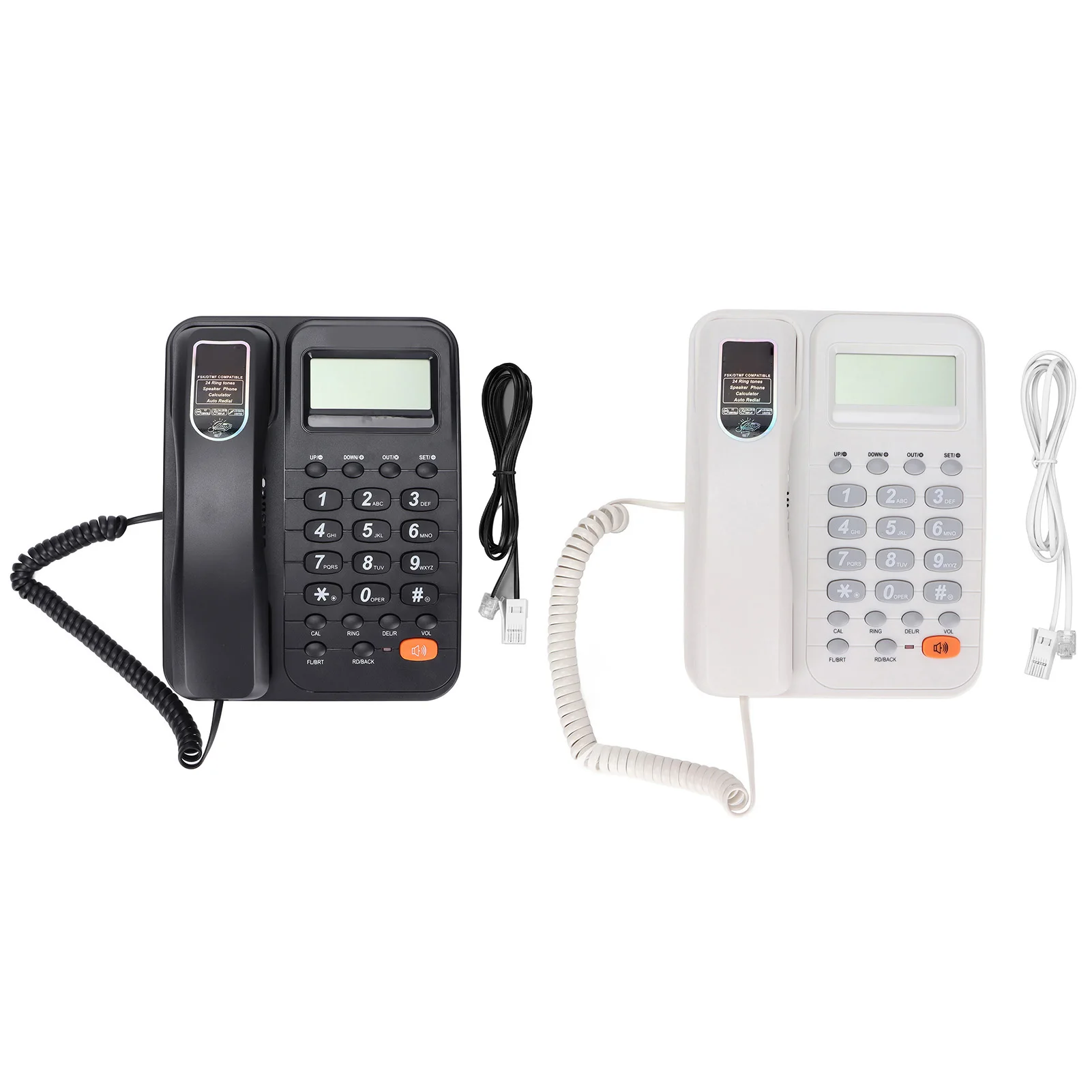 Проводной телефон Многофункциональный проводной стационарный телефон с регулируемой громкостью KX‐T2029CID Энергосберегающий чистый разговор для отеля
Проводной телефон Многофункциональный проводной стационарный телефон с регулируемой громкостью KX‐T2029CID Энергосберегающий чистый разговор для отеля