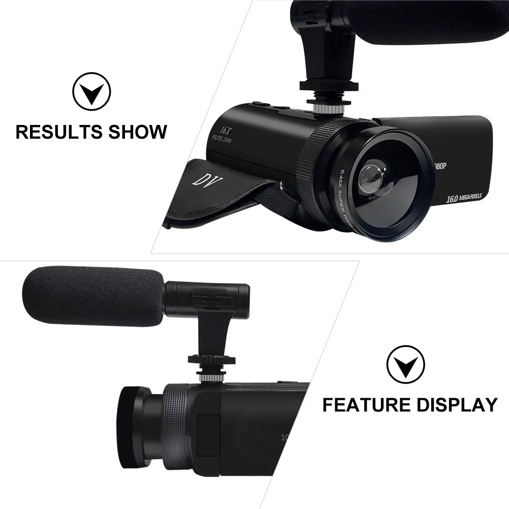 1Set High Definition Digital Video Camera Wide Angle Lens Multiple Modes Easy Carry Practical Functions Reduce Noise Improve
1Set High Definition Digital Video Camera Wide Angle Lens Multiple Modes Easy Carry Practical Functions Reduce Noise Improve