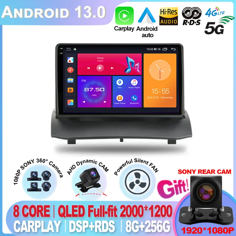 Car Radio for Ford Fiesta 2009 - 2017 Android 13 Multimedia Stereo Carplay Navigation GPS Car 2 Din No DVD Player Qled Screen
Car Radio for Ford Fiesta 2009 - 2017 Android 13 Multimedia Stereo Carplay Navigation GPS Car 2 Din No DVD Player Qled Screen