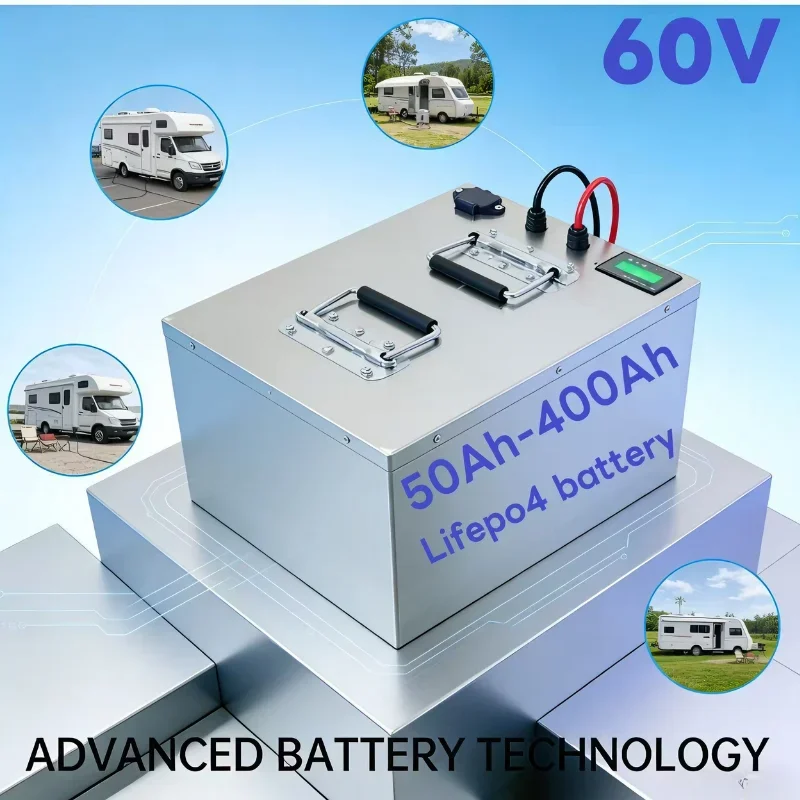 60V LiFePO4 Battery Pack 50Ah-400Ah with Integrated BMS | Reliable Power Supply for Golf Carts, Tractors and Various Electric Ve
60V LiFePO4 Battery Pack 50Ah-400Ah with Integrated BMS | Reliable Power Supply for Golf Carts, Tractors and Various Electric Ve