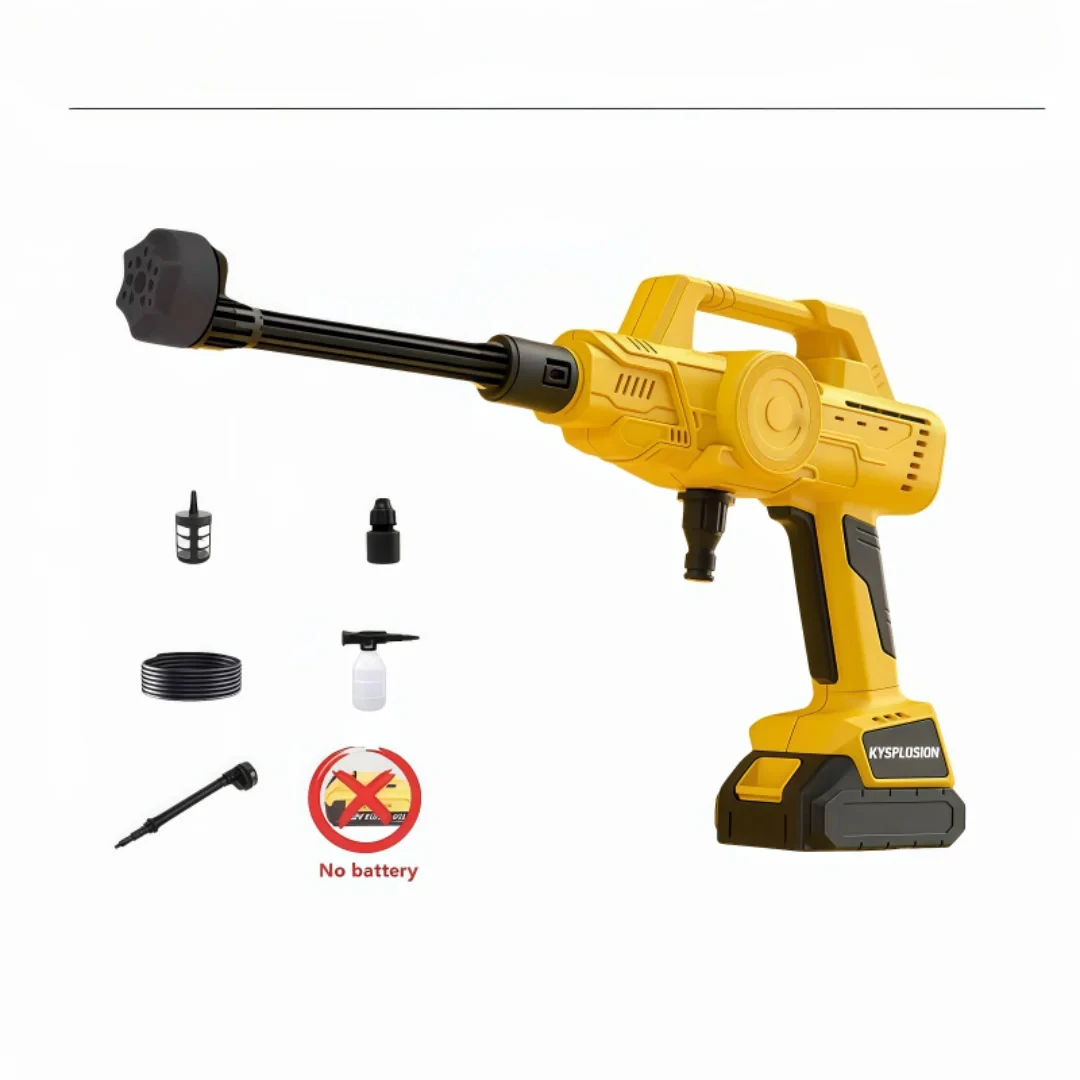 Portable WirelessHigh Pressure Washer Handheld Power Cleaner with 6-in-1 Nozzle & Foam Cannon Fits 20V Li-ion Battery Car Washer
Portable WirelessHigh Pressure Washer Handheld Power Cleaner with 6-in-1 Nozzle & Foam Cannon Fits 20V Li-ion Battery Car Washer