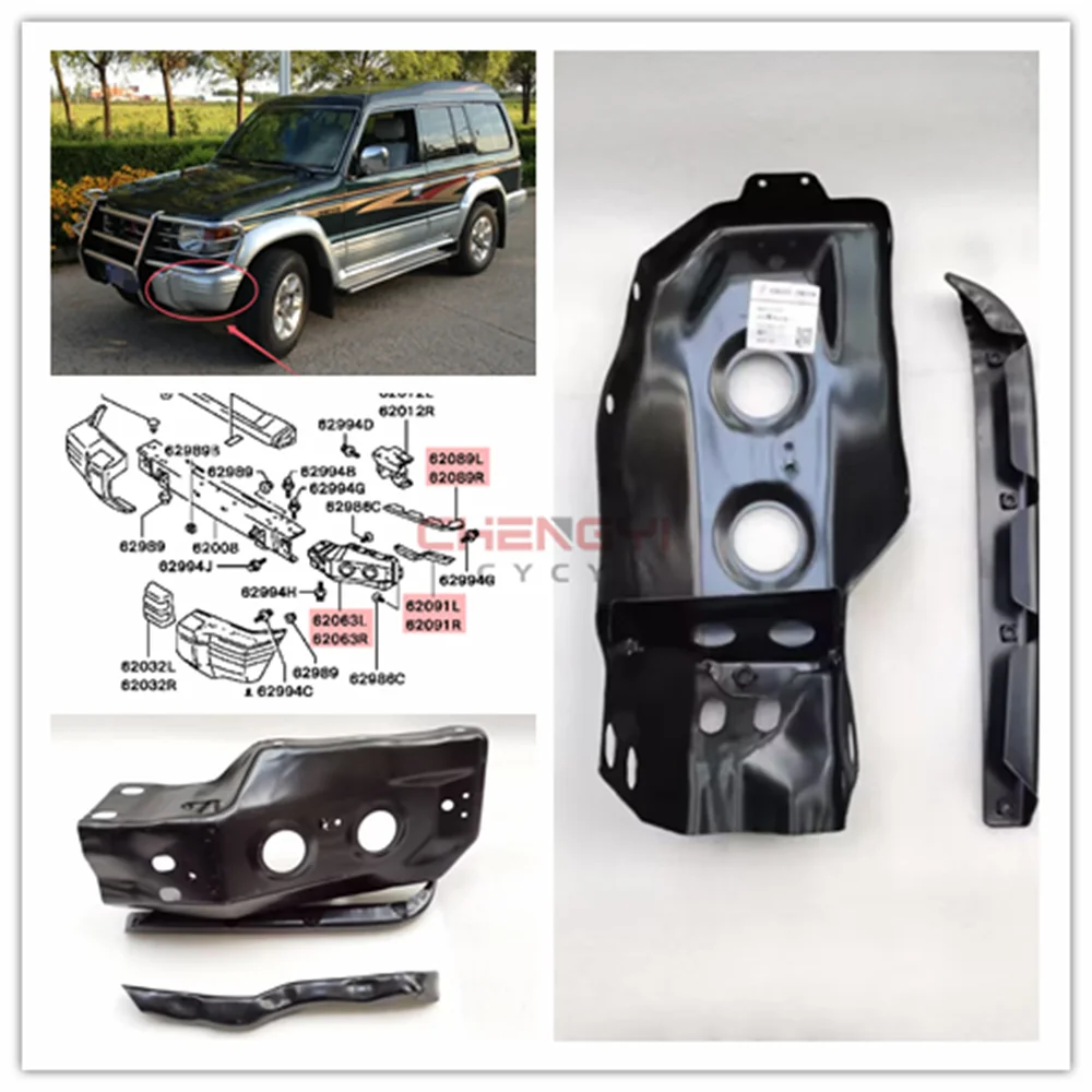 Front Bumper Corner Bracket For Pajero Montero Shogun V11W V12W V23W V31W V33W V43W V45W MB930693 MR120525 MR120527 MB930694
Front Bumper Corner Bracket For Pajero Montero Shogun V11W V12W V23W V31W V33W V43W V45W MB930693 MR120525 MR120527 MB930694