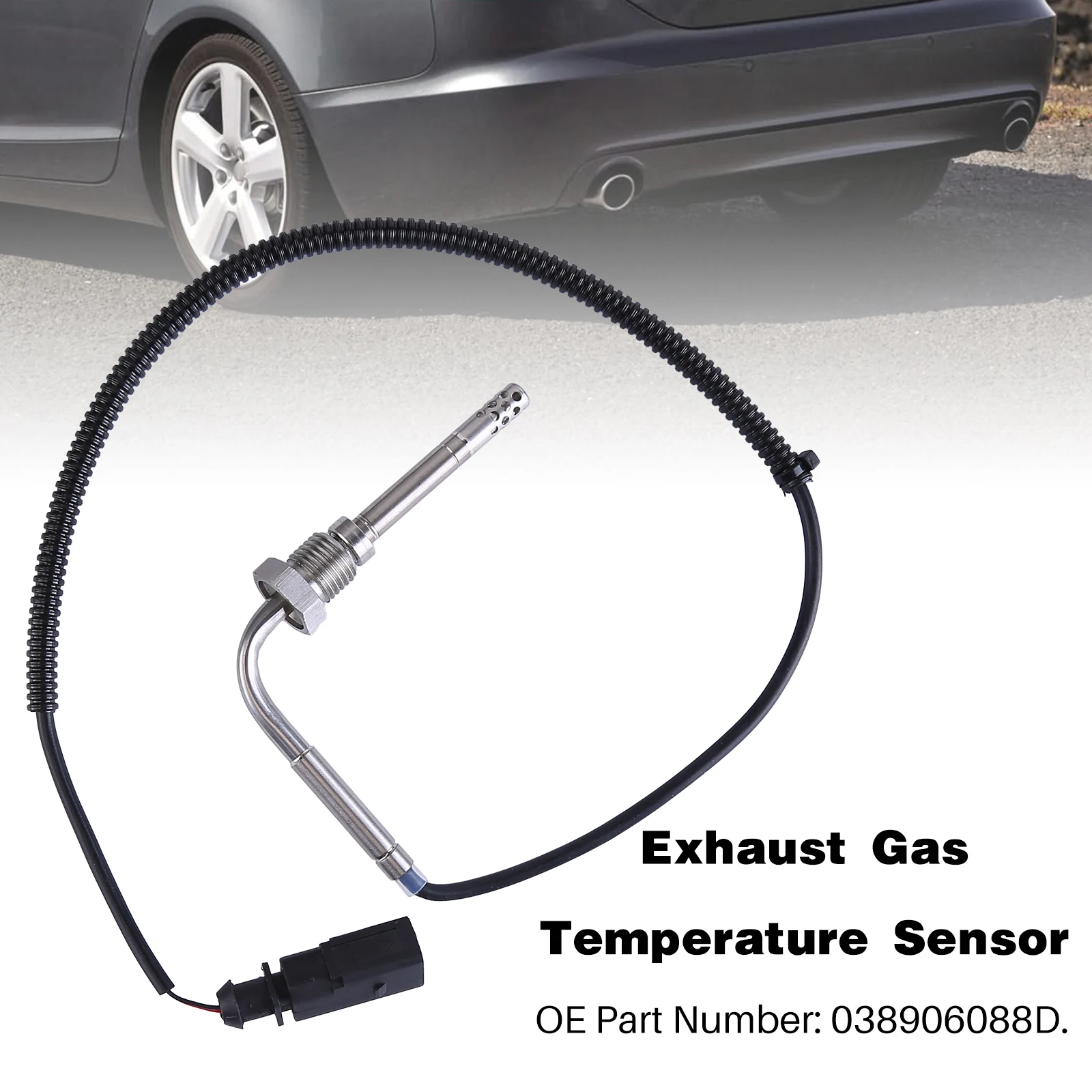 Датчик температуры выхлопных газов 038906088D, совместимый с 2.7 3.0 A6 (4F,C6) до Bj.03/2008
Датчик температуры выхлопных газов 038906088D, совместимый с 2.7 3.0 A6 (4F,C6) до Bj.03/2008
