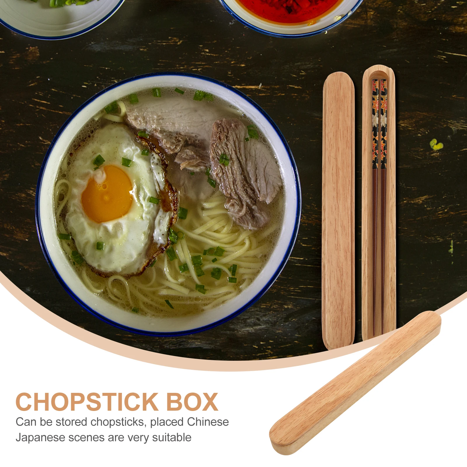 1Pc Retro Portable Chopsticks Holder Natural Wood Chopsticks Box Gift Travel Container
1Pc Retro Portable Chopsticks Holder Natural Wood Chopsticks Box Gift Travel Container