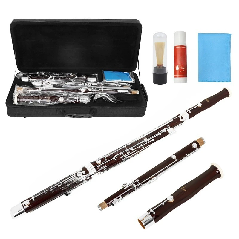 Bassoon C major bassoon leather pad bass oboe professional wind instrument
Bassoon C major bassoon leather pad bass oboe professional wind instrument