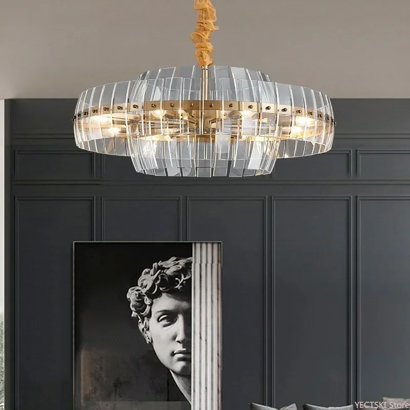 GHEUVNJ Post-modern model house, light luxury living room, lamps, fashionable glass bedroom, simple round long dining room chan
GHEUVNJ Post-modern model house, light luxury living room, lamps, fashionable glass bedroom, simple round long dining room chan
