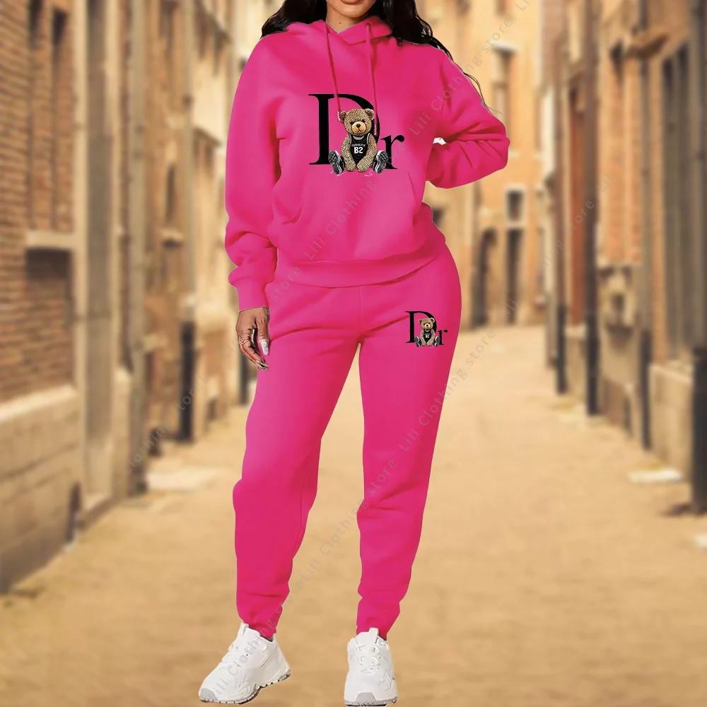 Women's TrackSuit Aesthetic Designer Clothes High quality Hoodies Sweatshirts Sweatpants 2 Piece Suit Sportwear Woman Pants Sets
Women's TrackSuit Aesthetic Designer Clothes High quality Hoodies Sweatshirts Sweatpants 2 Piece Suit Sportwear Woman Pants Sets