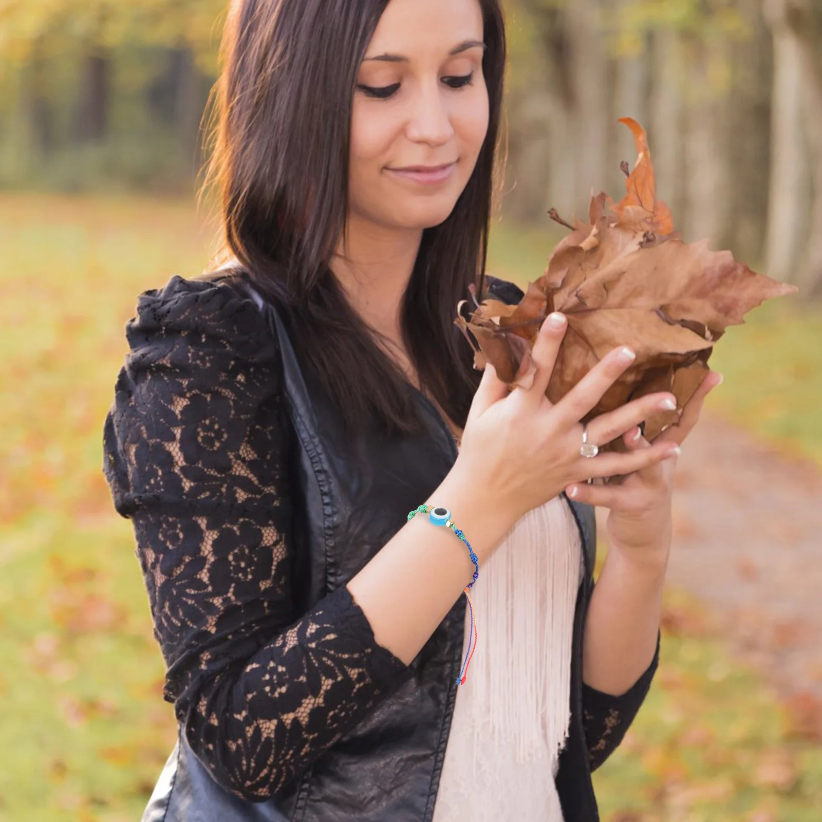 6pcs Rainbow Bracelets For Women Evil Eye Design Waterproof Braided Jewelry Gift For Girl Wife Fashion Bracelet Jewelry
6pcs Rainbow Bracelets For Women Evil Eye Design Waterproof Braided Jewelry Gift For Girl Wife Fashion Bracelet Jewelry