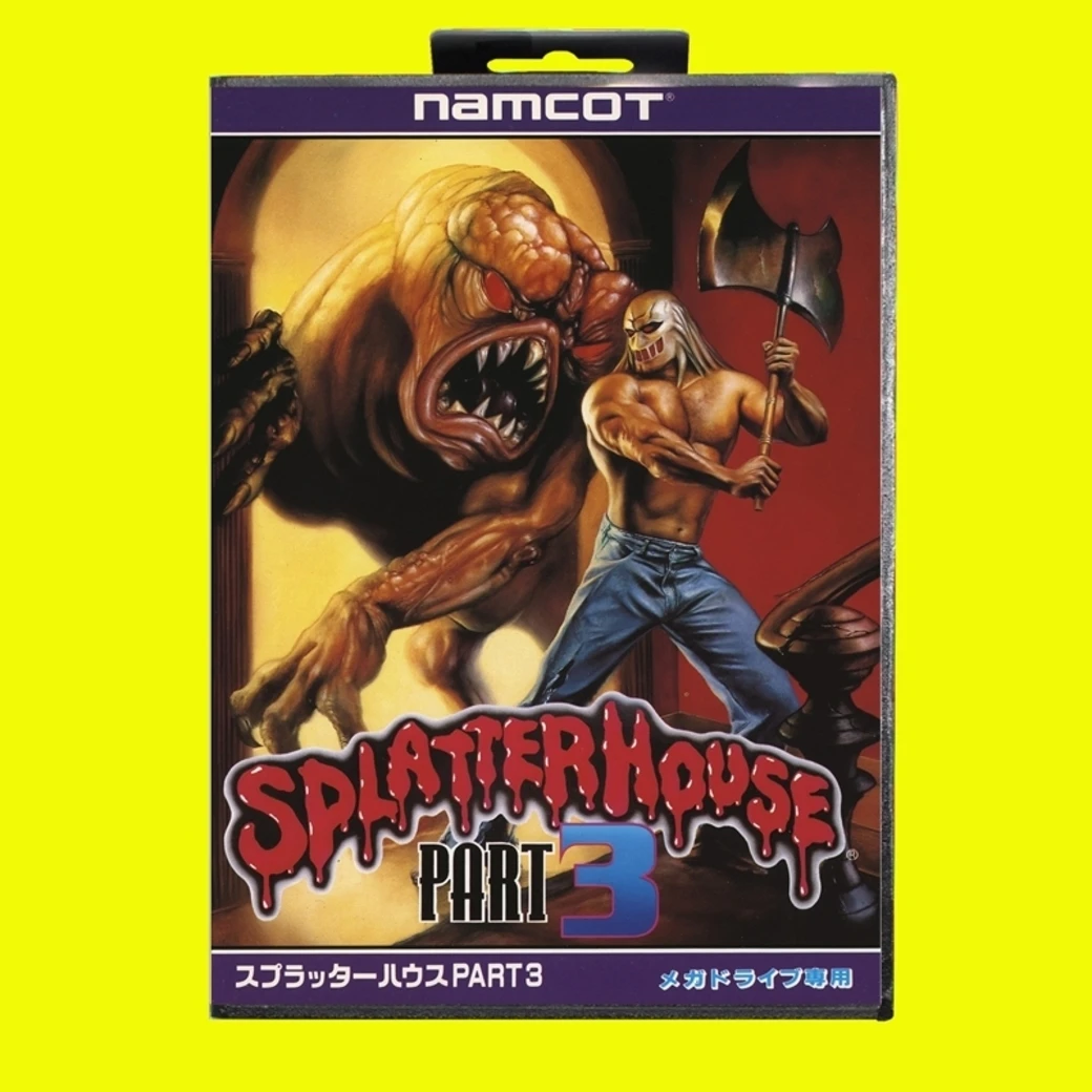 Hot Sale Splatterhouse 3 MD Game Card 16 Bit JAP Cover for Sega Megadrive Genesis Video Game Console Cartridge
Hot Sale Splatterhouse 3 MD Game Card 16 Bit JAP Cover for Sega Megadrive Genesis Video Game Console Cartridge