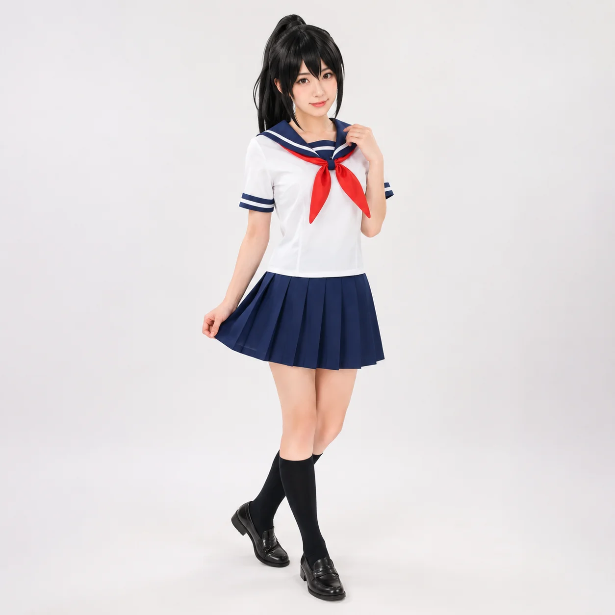 Anime Ayano Aishi Cosplay Ayano Aishi Jk Costume Synthetic Wig Role Playing Costumes Short Sleeve Navy Pleated Skirt Red Scarf
Anime Ayano Aishi Cosplay Ayano Aishi Jk Costume Synthetic Wig Role Playing Costumes Short Sleeve Navy Pleated Skirt Red Scarf