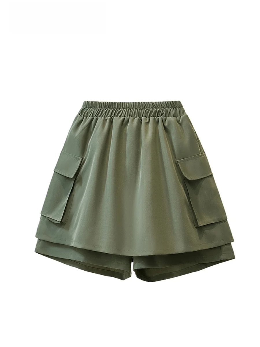 High Waist Wide Leg Short Pants Women's plus Size Summer Fashion Slimming Five-Quarter Length Casual Comfortable Korean Style
High Waist Wide Leg Short Pants Women's plus Size Summer Fashion Slimming Five-Quarter Length Casual Comfortable Korean Style