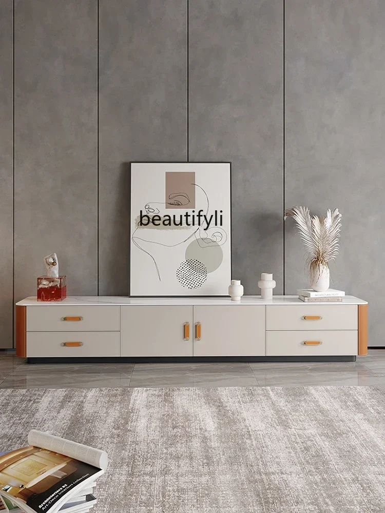 cqy Light Luxury Saddle Leather TV Cabinet Living Room Designer High-End New Solid Wood Stone Plate Floor Cabinet
cqy Light Luxury Saddle Leather TV Cabinet Living Room Designer High-End New Solid Wood Stone Plate Floor Cabinet