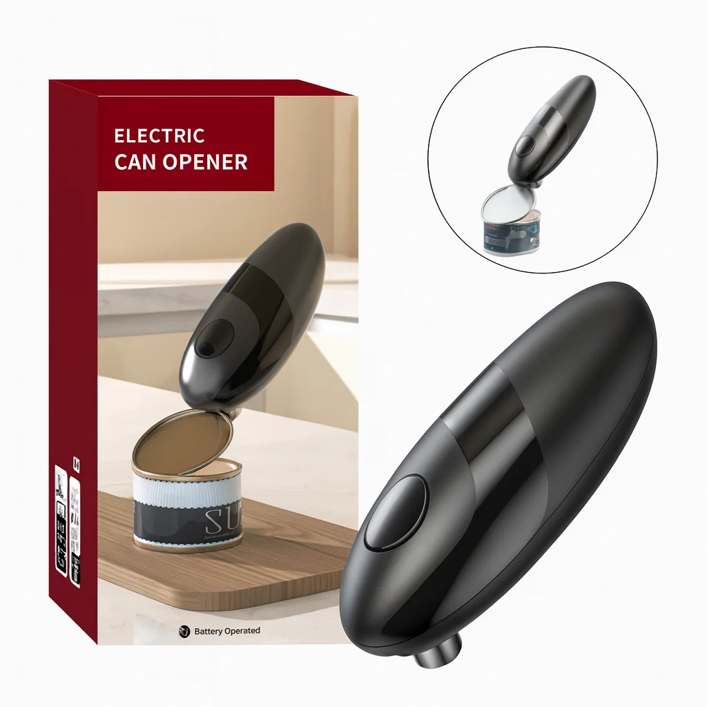 Dual-Power Electric Can Opener Auto Opener for Cans Jars USB & Battery Safe Edge Design Kitchen Gadgets for Elderly Weak Hands
Dual-Power Electric Can Opener Auto Opener for Cans Jars USB & Battery Safe Edge Design Kitchen Gadgets for Elderly Weak Hands