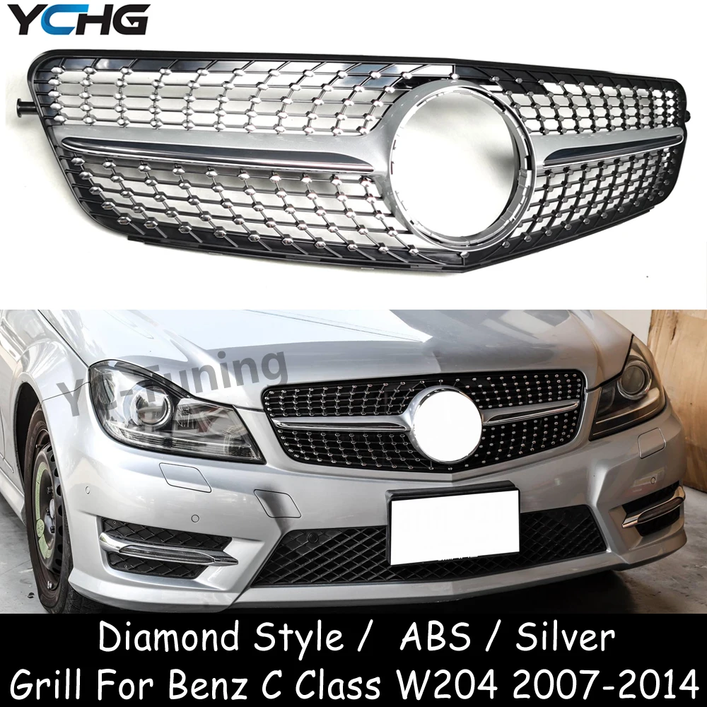 W204 Diamond Style Front Bumper Grille For Mercedes Benz C Class W204 C200 C230 C250 C280 C300 C350 Racing Grills
W204 Diamond Style Front Bumper Grille For Mercedes Benz C Class W204 C200 C230 C250 C280 C300 C350 Racing Grills