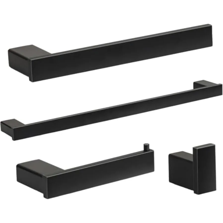 4-Pieces Bathroom Hardware Accessories Set, 24 Inch SUS304 Stainless Steel Wall Mounted Towel Bars Set, Modern Rustproof Bathro
4-Pieces Bathroom Hardware Accessories Set, 24 Inch SUS304 Stainless Steel Wall Mounted Towel Bars Set, Modern Rustproof Bathro