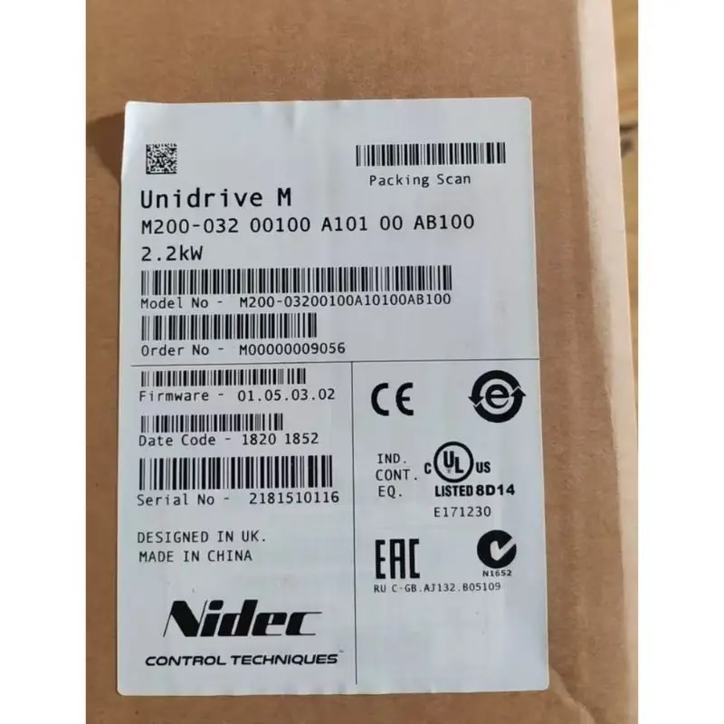 Новый M200- 03200100 Инвертор мощностью 2,2 кВт для быстрой доставки
Новый M200- 03200100 Инвертор мощностью 2,2 кВт для быстрой доставки