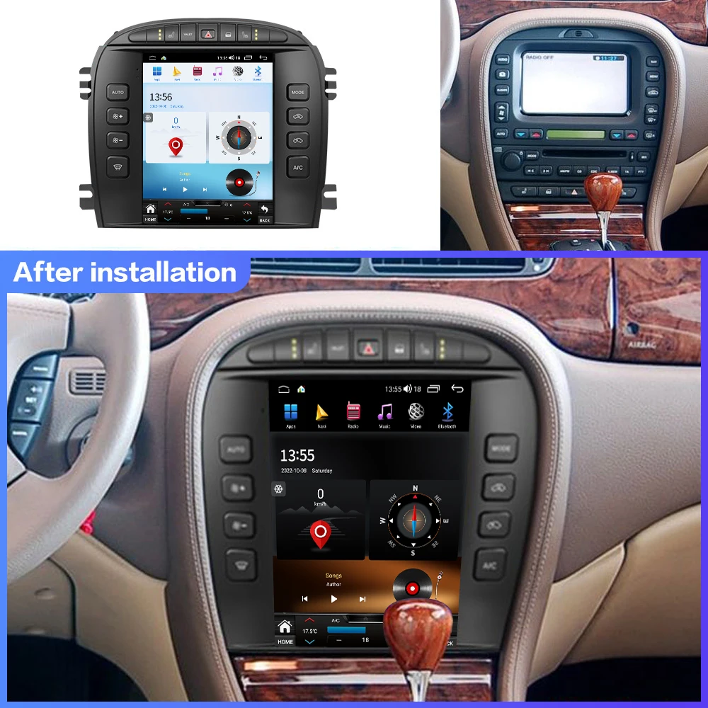 Android 13 для Jaguar S-Type 2004-2009, автомобильный радиоприемник Carplay, GPS-навигация, авто аудио, стерео головное устройство, мультимедийный плеер
Android 13 для Jaguar S-Type 2004-2009, автомобильный радиоприемник Carplay, GPS-навигация, авто аудио, стерео головное устройство, мультимедийный плеер