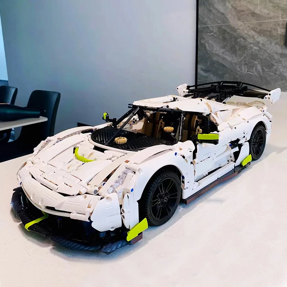 4346PCS Technical MOC 1:8 Fantasma Sports Car Racing Car Model Building Blocks Brick Puzzle Toys Kids Gift
4346PCS Technical MOC 1:8 Fantasma Sports Car Racing Car Model Building Blocks Brick Puzzle Toys Kids Gift