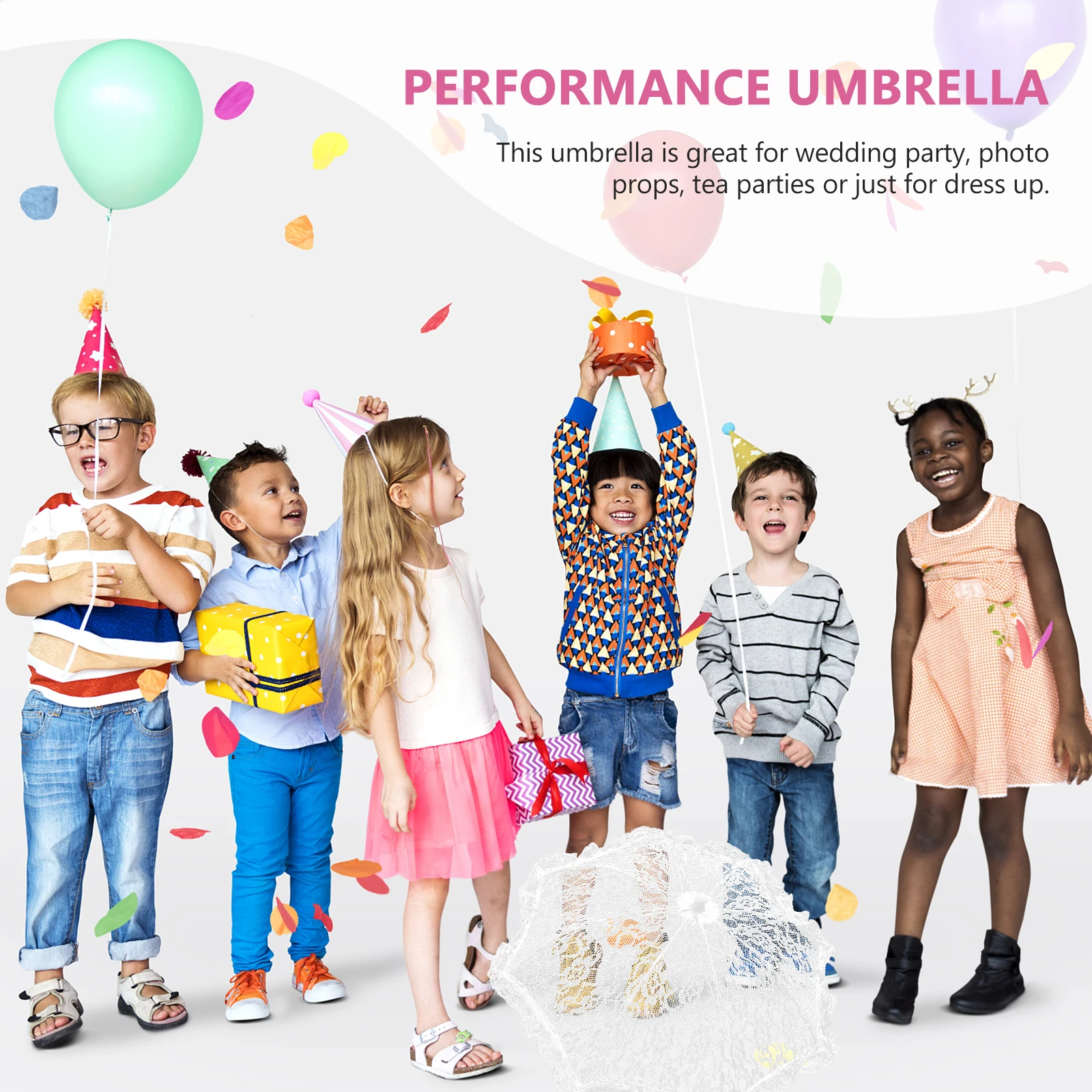 White Lace Umbrella Lightweight Parasol Photography Prop Stage Performance Party Decoration Photo Accessory
White Lace Umbrella Lightweight Parasol Photography Prop Stage Performance Party Decoration Photo Accessory