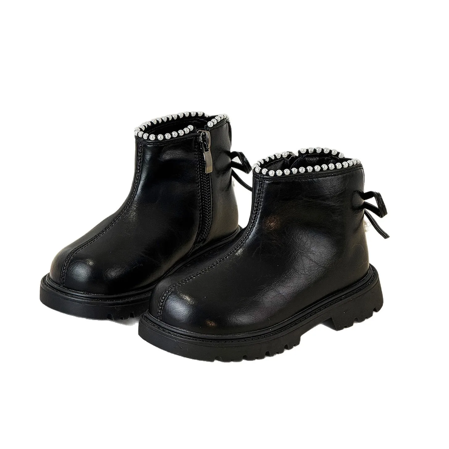 Fall/Winter Children Girls Pearl Bow Cotton Boots Baby Princess Fashion Boots Autumn Single Mesh Style and Winter Velvet Style
Fall/Winter Children Girls Pearl Bow Cotton Boots Baby Princess Fashion Boots Autumn Single Mesh Style and Winter Velvet Style