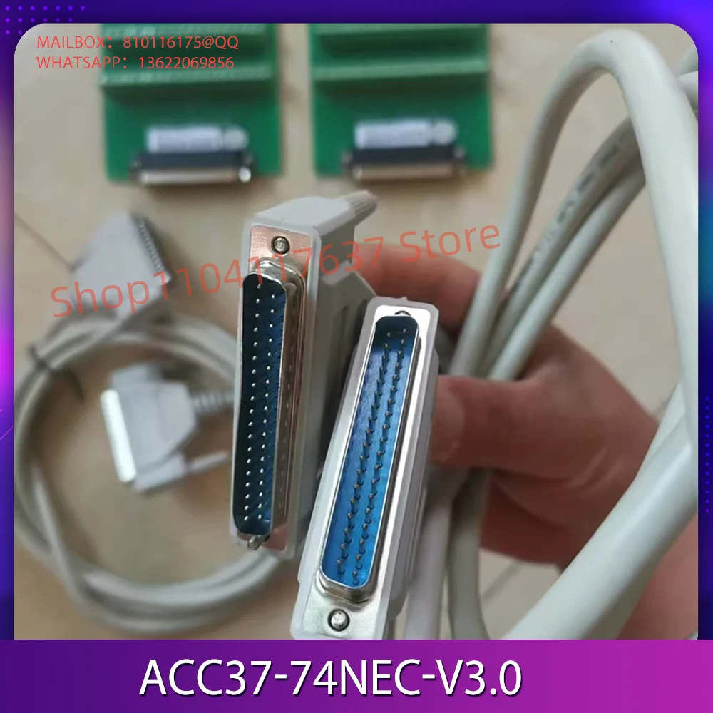 One set Motion control card 37pin terminal block ACC37-74NEC-V3.0 with link cable
One set Motion control card 37pin terminal block ACC37-74NEC-V3.0 with link cable