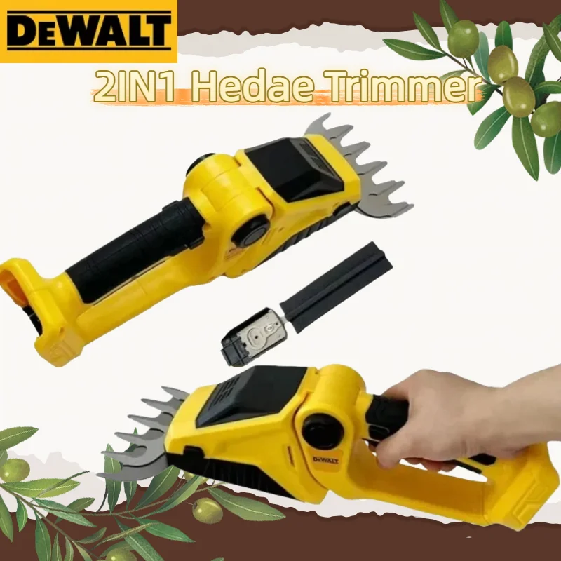 Аккумуляторный кусторез Dewalt 2-в-1: ручной электрический кусторез и ножницы для травы, садовый инструмент для аккумуляторов Dewalt
Аккумуляторный кусторез Dewalt 2-в-1: ручной электрический кусторез и ножницы для травы, садовый инструмент для аккумуляторов Dewalt