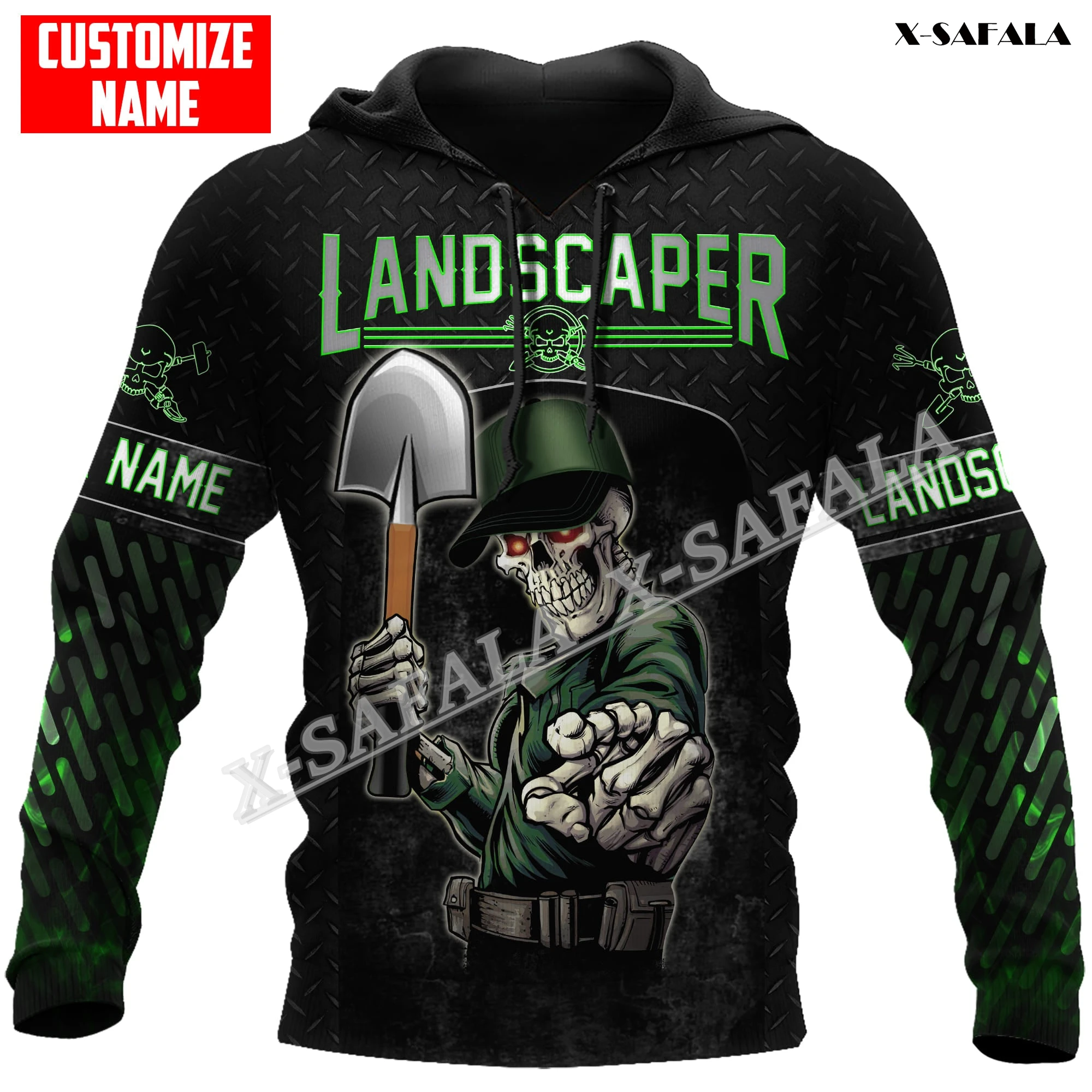 Skull Shovel Landscaper Custom 3D Print Zipper Hoodie Men Pullover Sweatshirt Hooded Jersey Tracksuits Outwear Apparel
Skull Shovel Landscaper Custom 3D Print Zipper Hoodie Men Pullover Sweatshirt Hooded Jersey Tracksuits Outwear Apparel